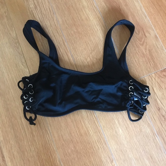 Bikini Top with Lace Sides - Picture 1 of 4